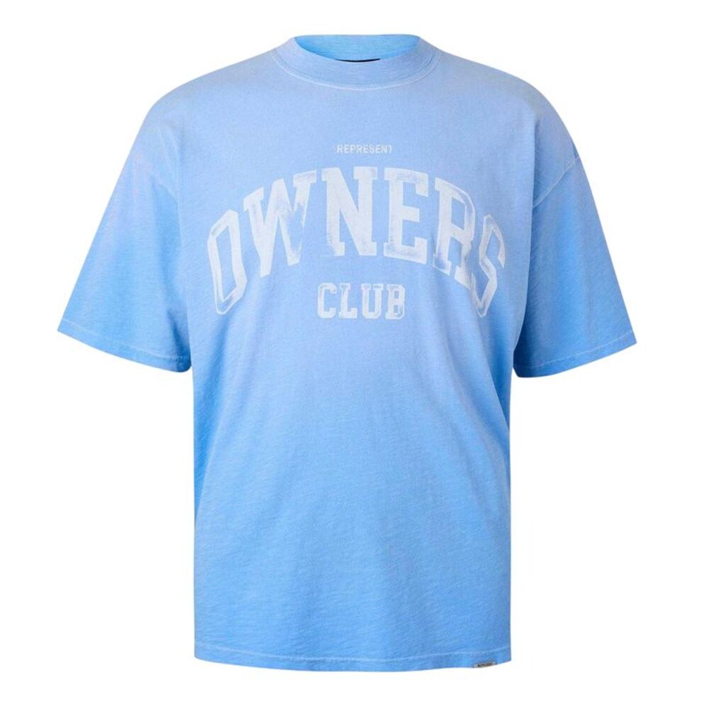 Represent Mens Owners Club Relaxed Fit T-Shirt / Sky Blue